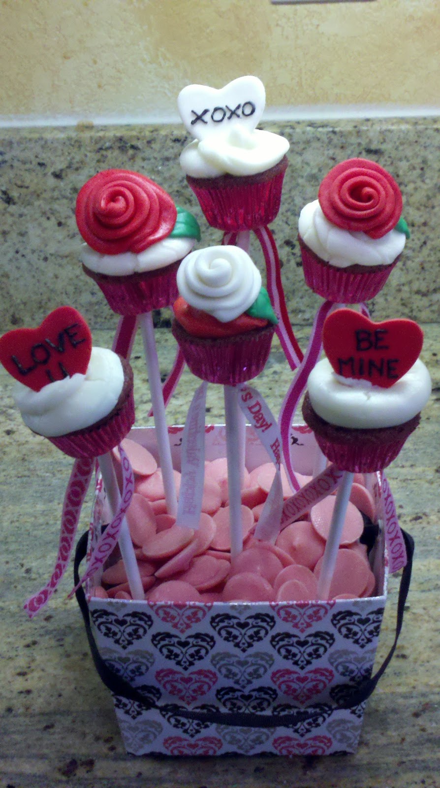 Cupcake Decoration with Sticks