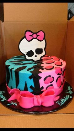 Cute Girls Birthday Cake Idea