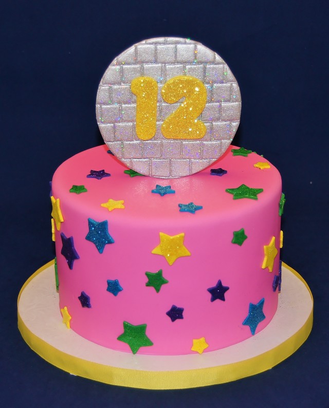 Dance Party Birthday Cake