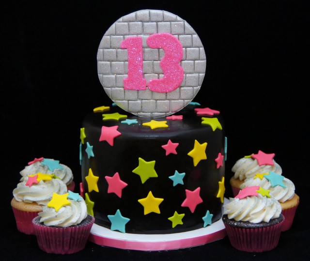 Dance Party Cake 13th Birthday