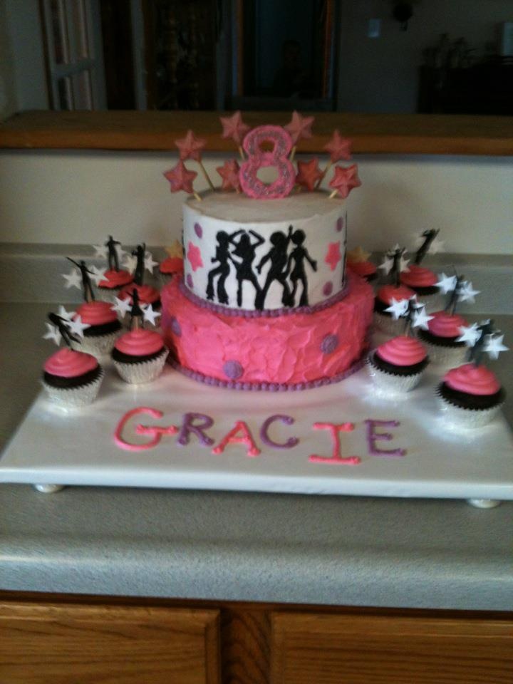 Dance Themed Birthday Cake