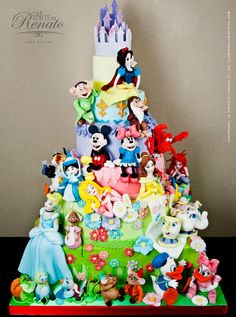Disney Characters Cake