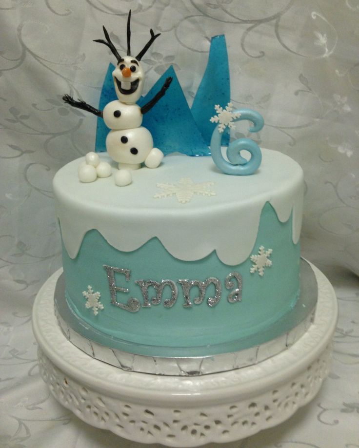 Disney Frozen Birthday Cake Topper Disney Frozen Birthday Cake Topper