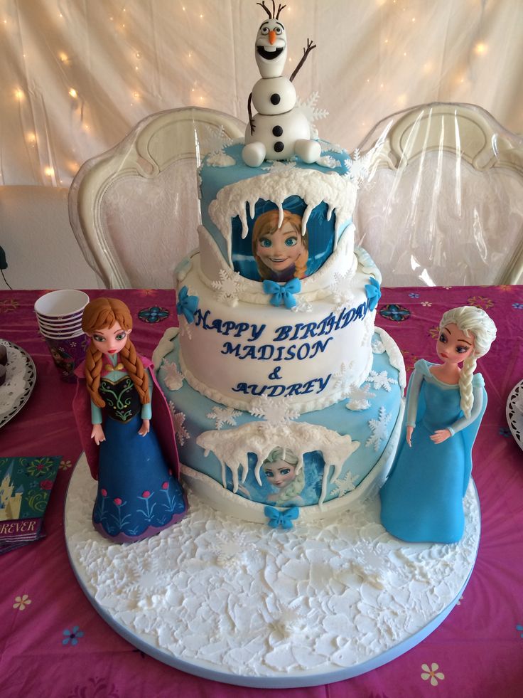 Disney Frozen Birthday Cake