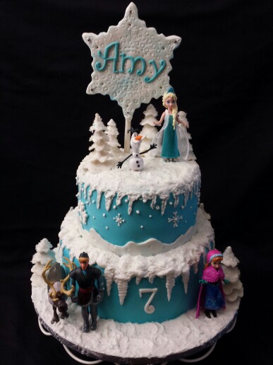 Disney Frozen Theme Cake Disney Frozen Theme Cake