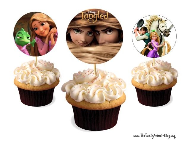 Disney Tangled Cupcake Ideas