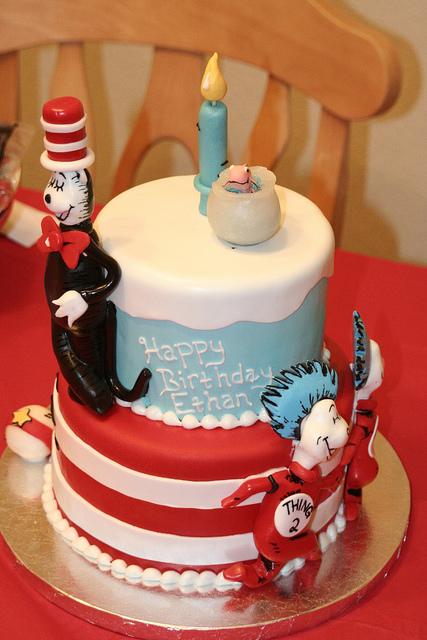 Dr. Seuss Birthday Cake