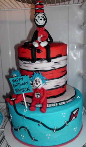 Dr. Seuss Cat in the Hat Cake Topper