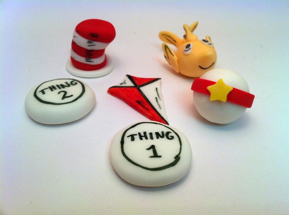 Dr. Seuss Cat in the Hat Cupcake Toppers Dr. Seuss Cat in the Hat Cupcake Toppers