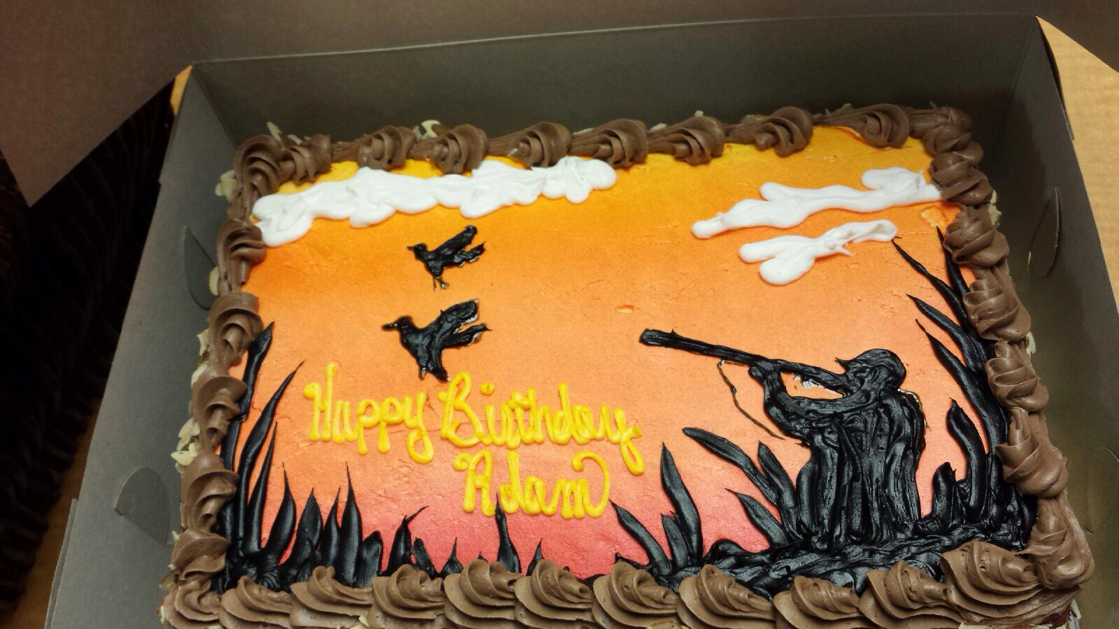 Duck Hunting Cake