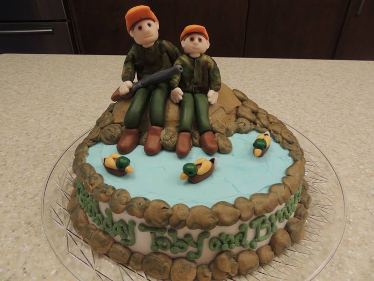 Duck Hunting Cake