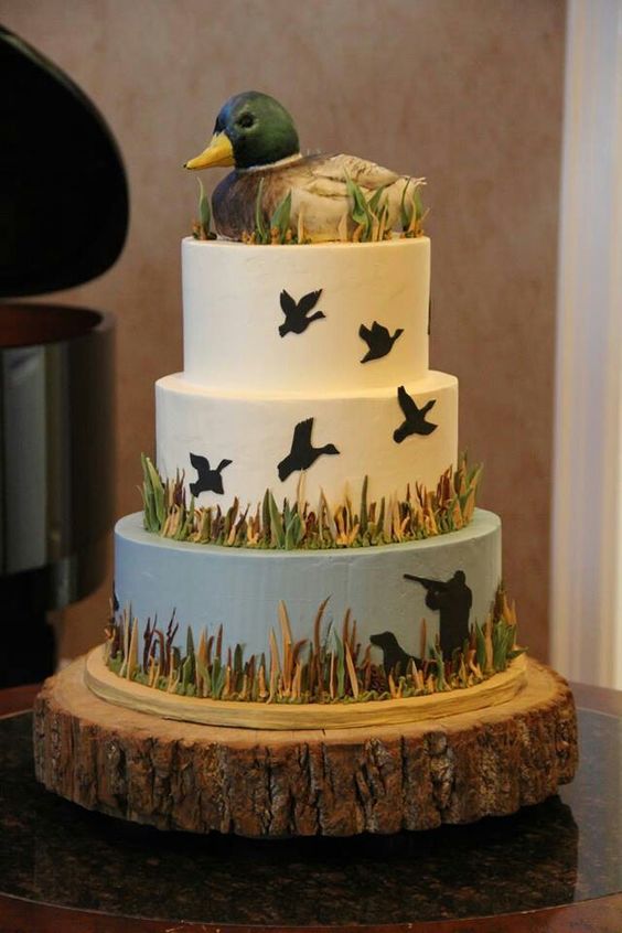 Duck Hunting Cake