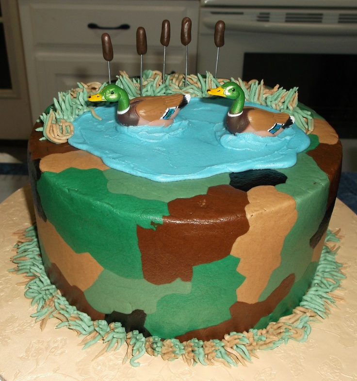 Duck Hunting Cake