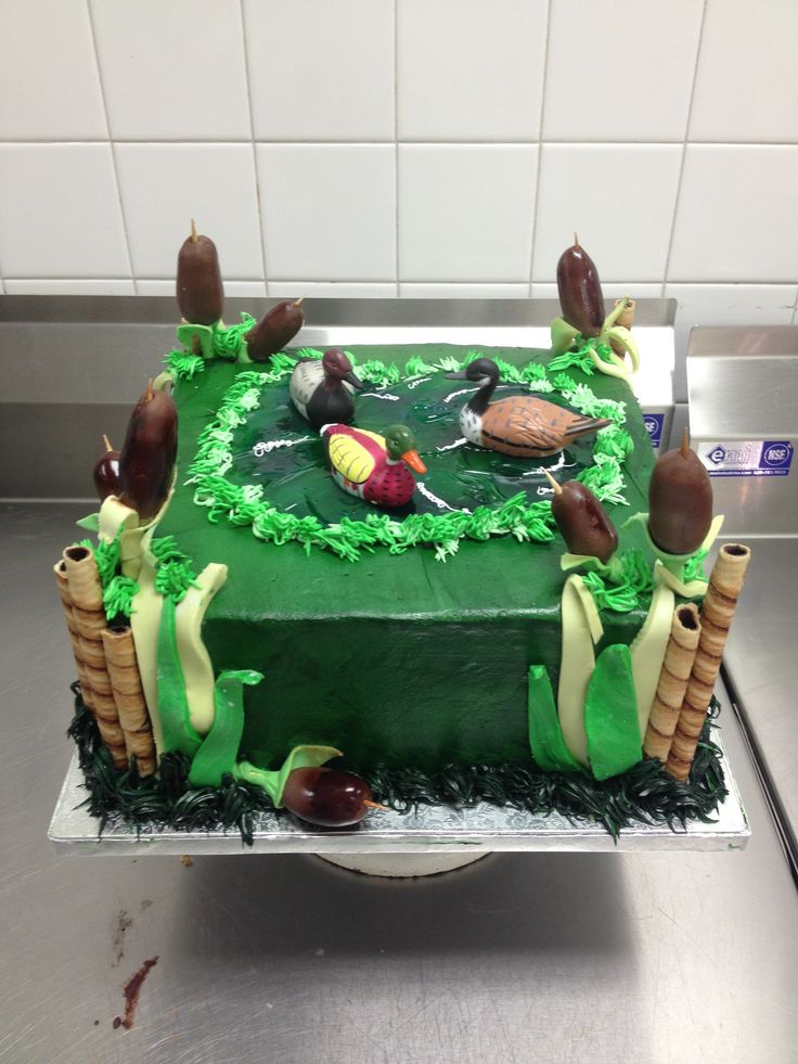 Duck Hunting Grooms Cake Ideas