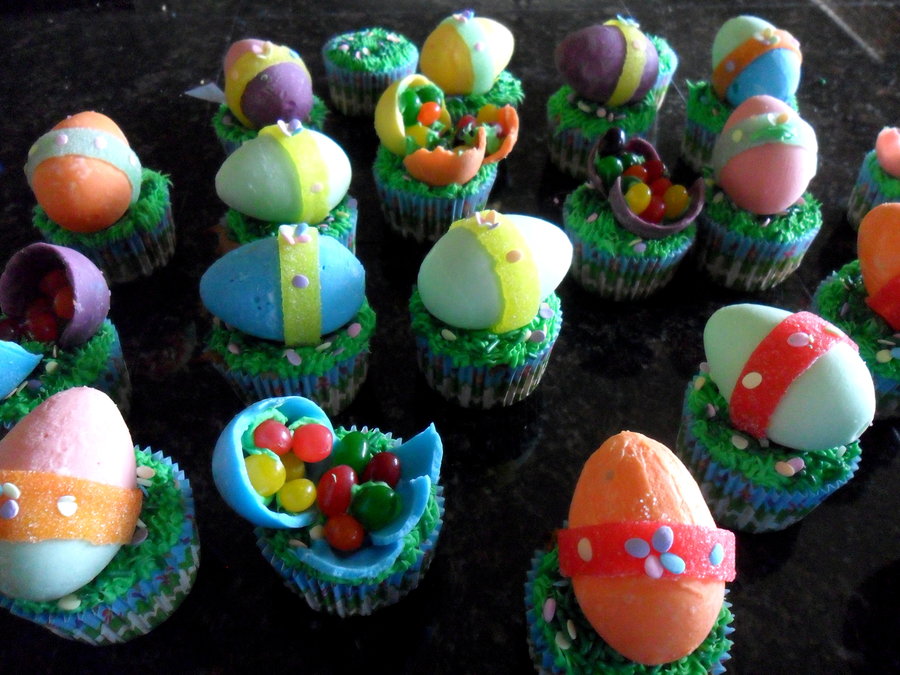 Easter Egg Cupcakes