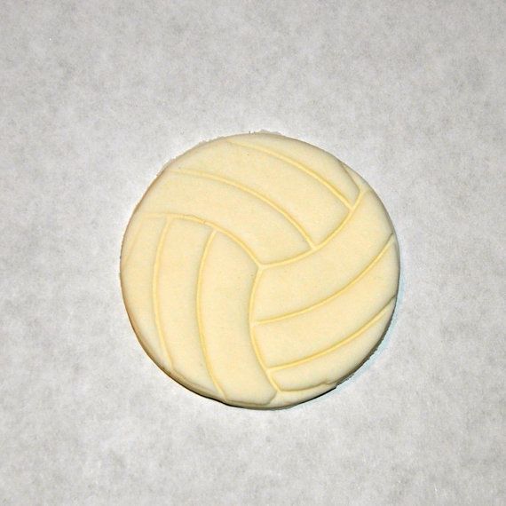 Edible Volleyball Cupcake Toppers