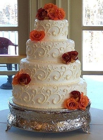 Fall Wedding Cake Fall Wedding Cake