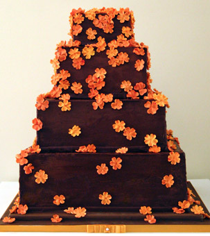 Fall Wedding Cake