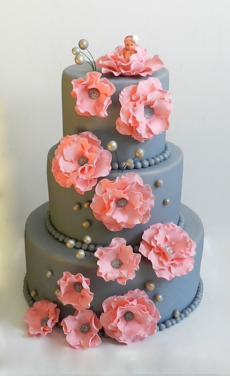 Fancy Baby Shower Cake Fancy Baby Shower Cake