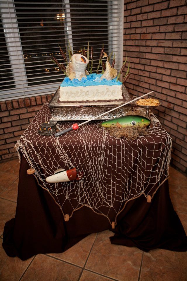 Fishing Grooms Cake Ideas