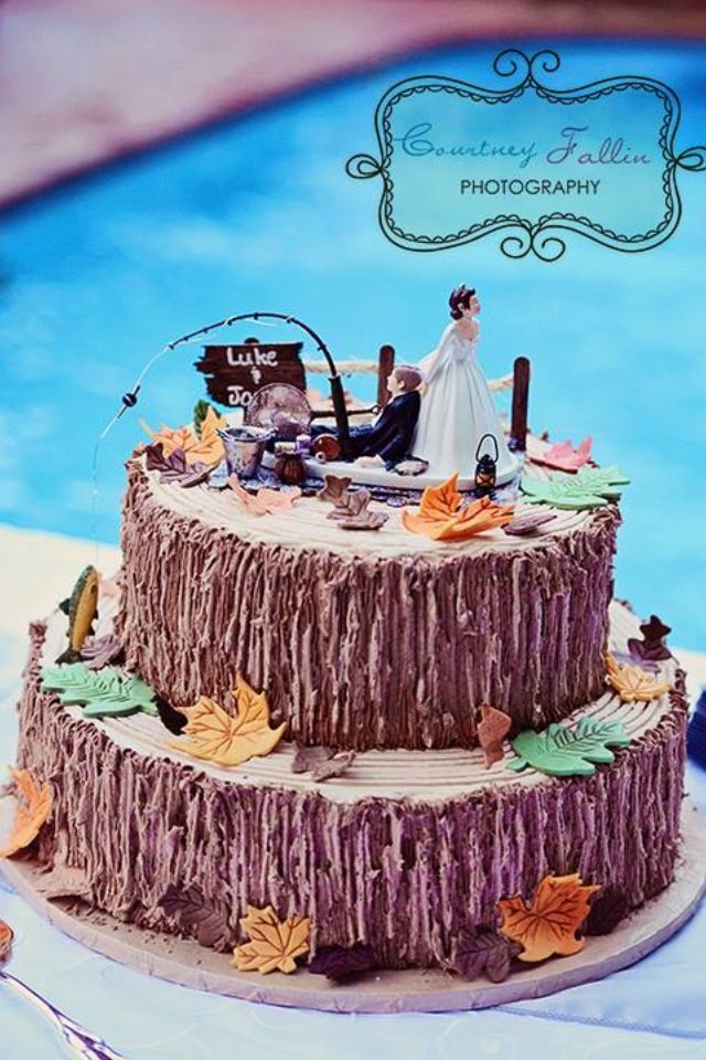 Fishing Grooms Cake Ideas