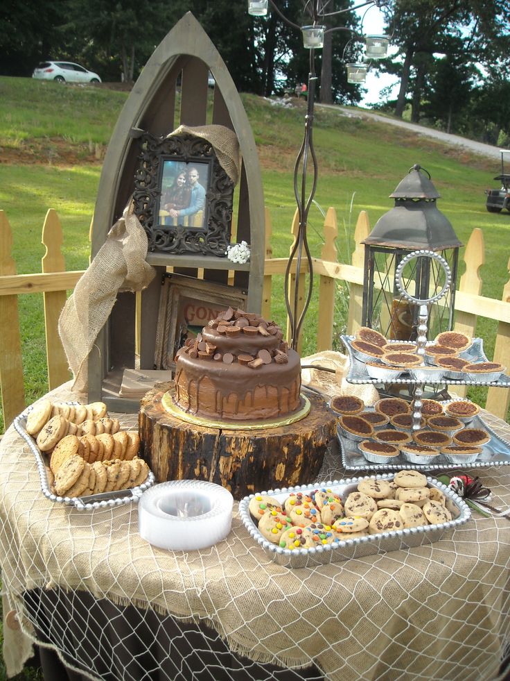 Fishing Grooms Cake Table Ideas