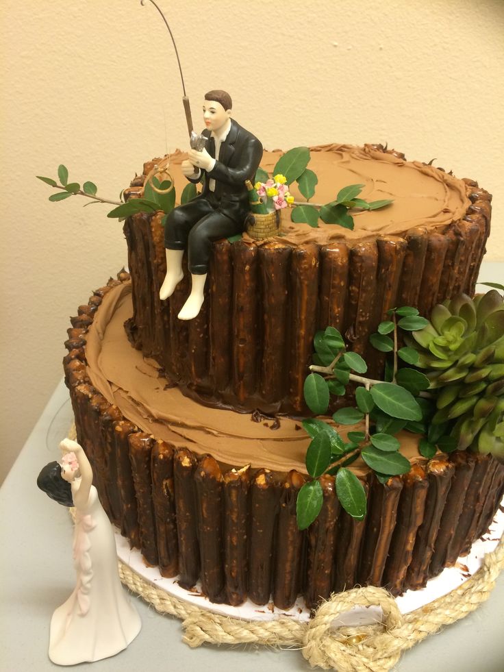 Fishing Grooms Cake