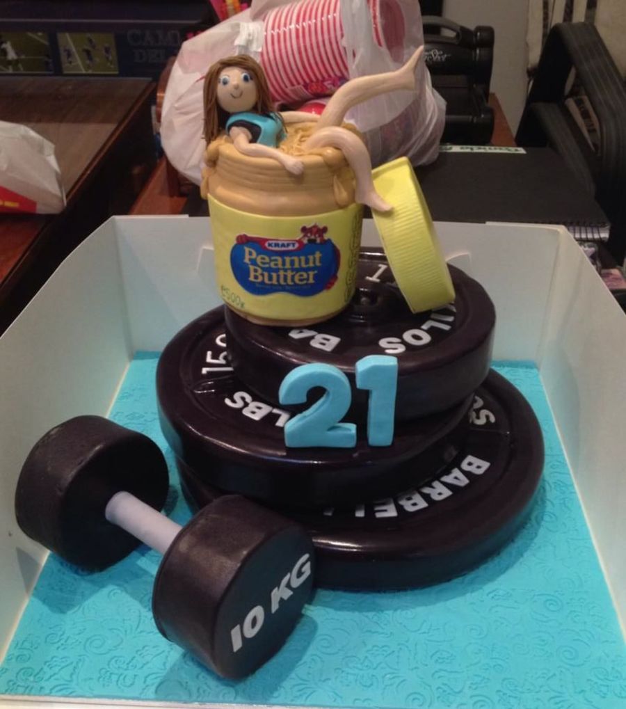 Fitness Themed Birthday Cakes Fitness Themed Birthday Cakes