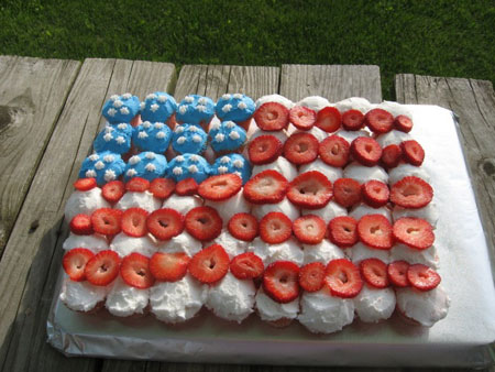 Fourth of July Cupcake Cake Ideas