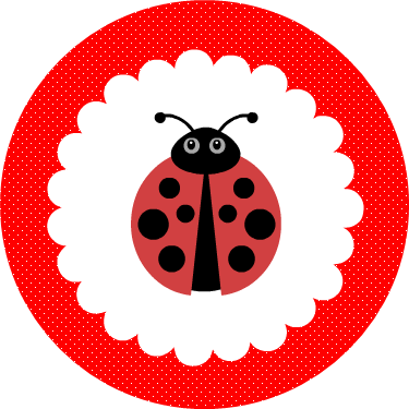 Free Printable Ladybug Cupcake Toppers