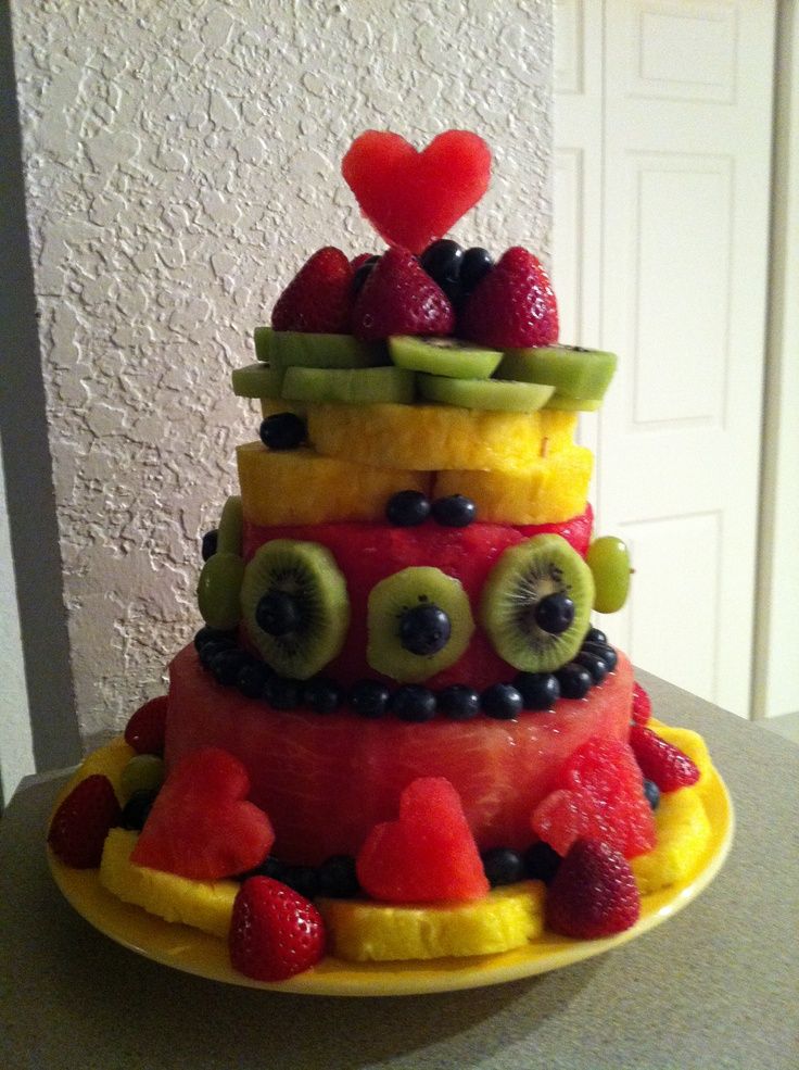 Fruit Birthday Cake