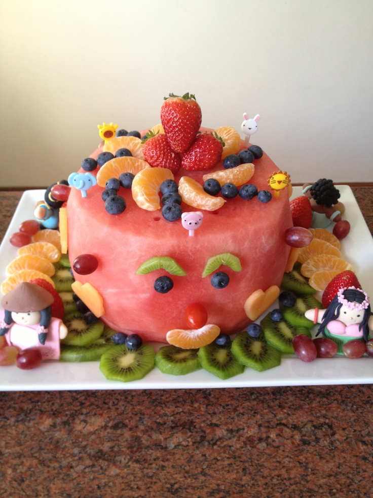 Fruit Birthday Cake