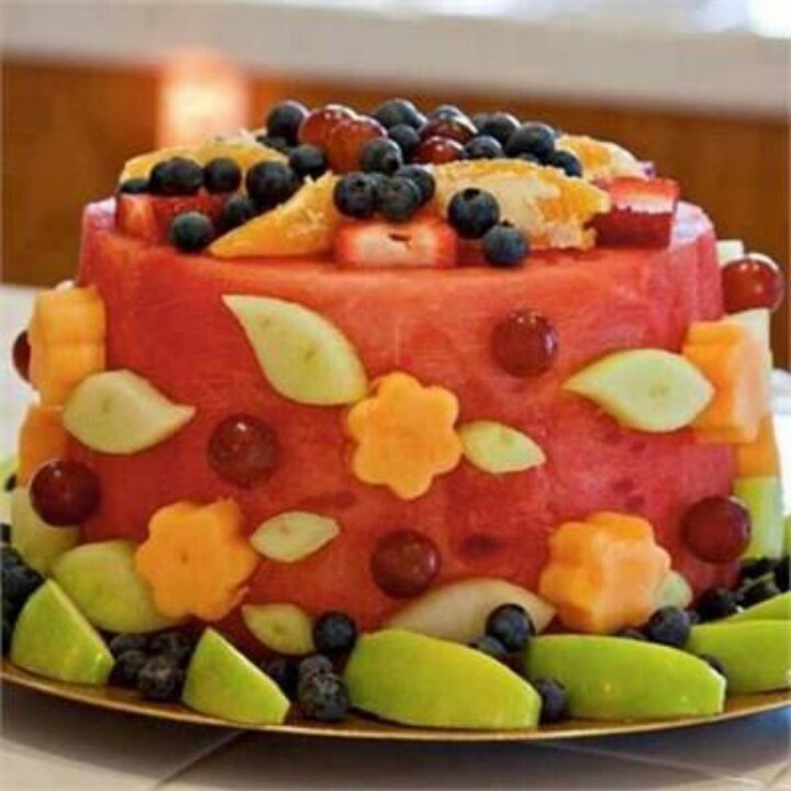 Fruit Birthday Cake