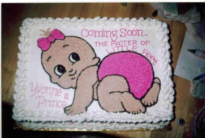 Girl Baby Shower Sheet Cake Ideas