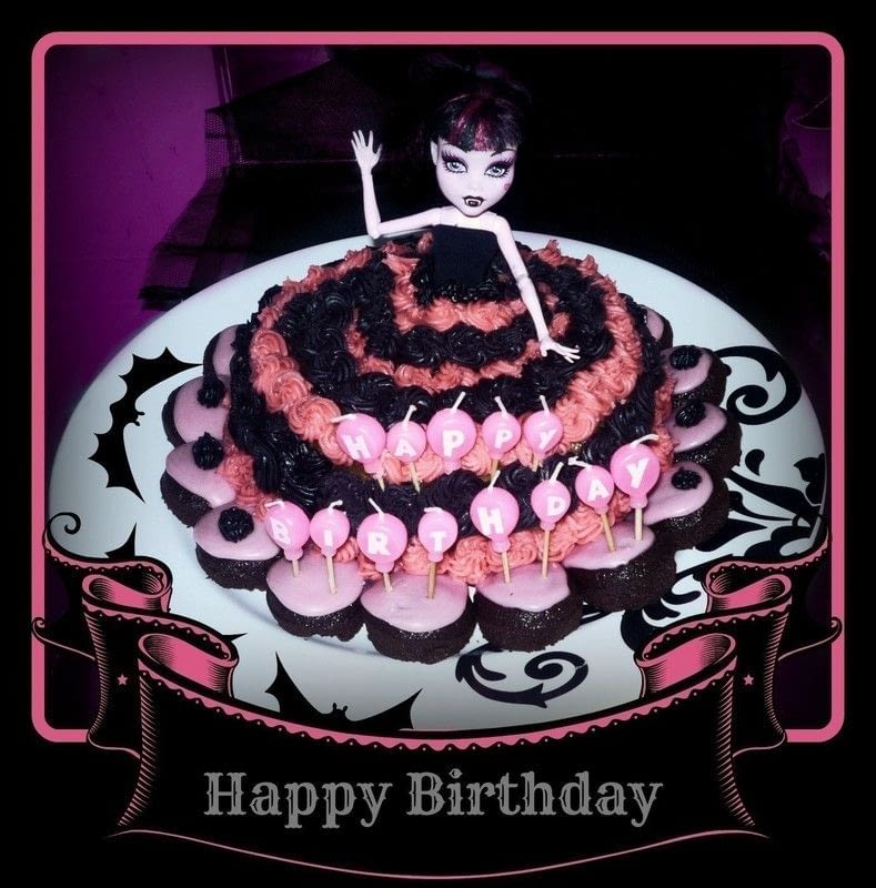 Girls Monster High Birthday Cake