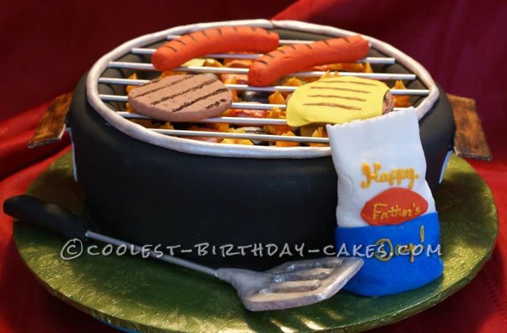 Grill Birthday Cake