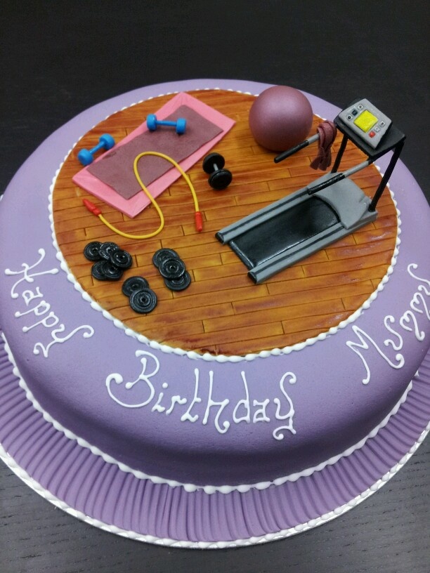 6 Photos of Gym Themed Cakes 6 Photos of Gym Themed Cakes