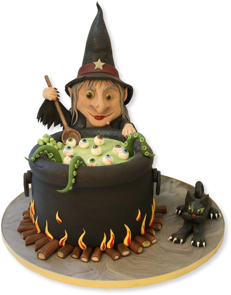 Halloween Witches Birthday Cake