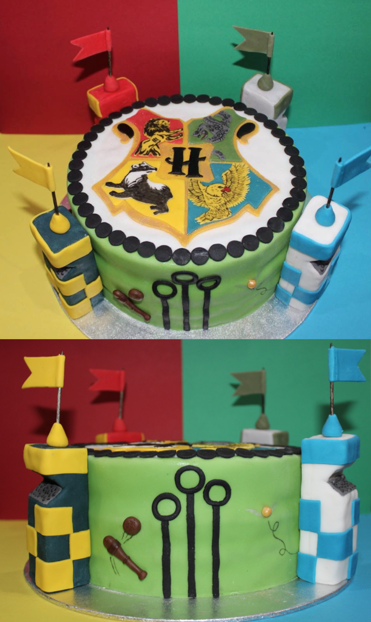 Harry Potter Quidditch Cake