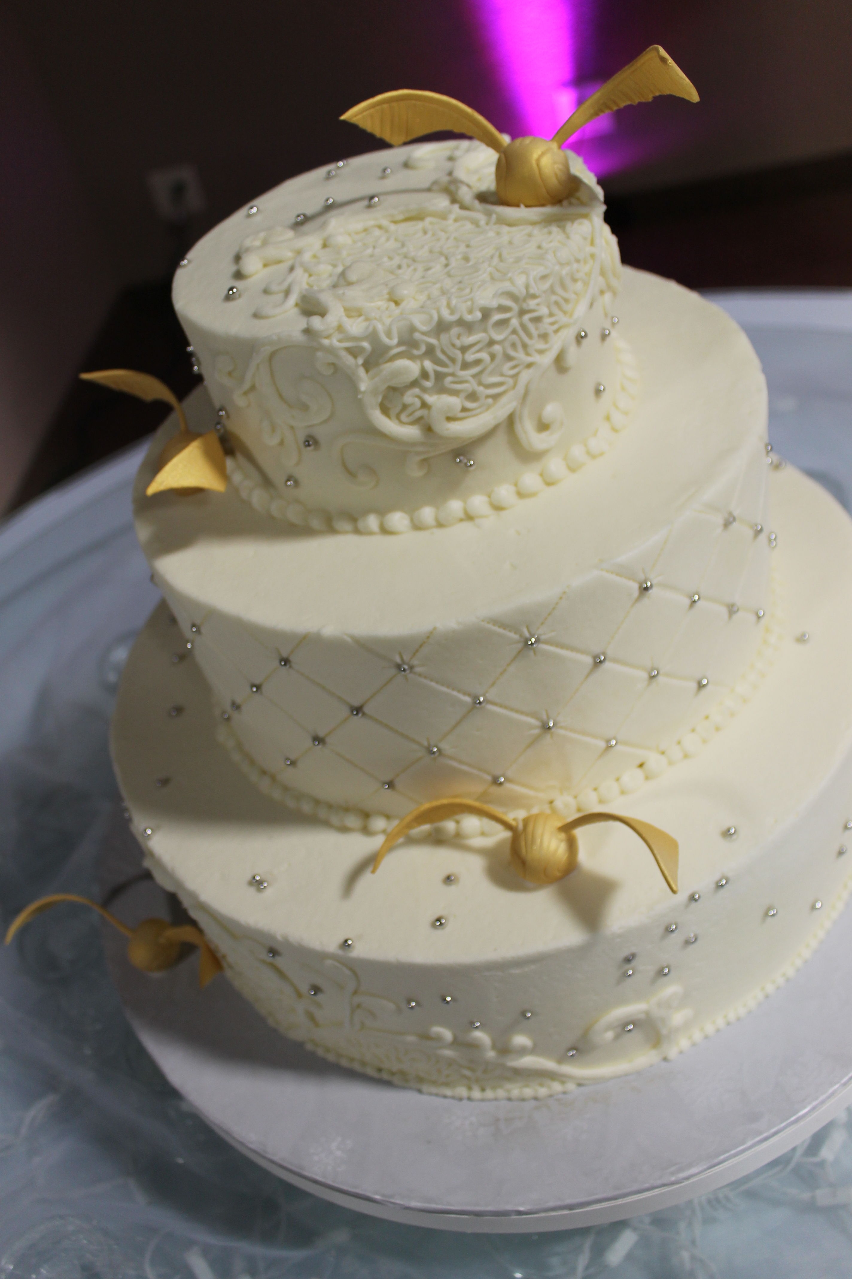 Harry Potter Wedding Cake Buttercream