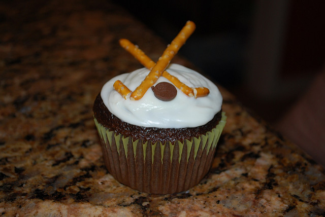 Hockey Cupcakes