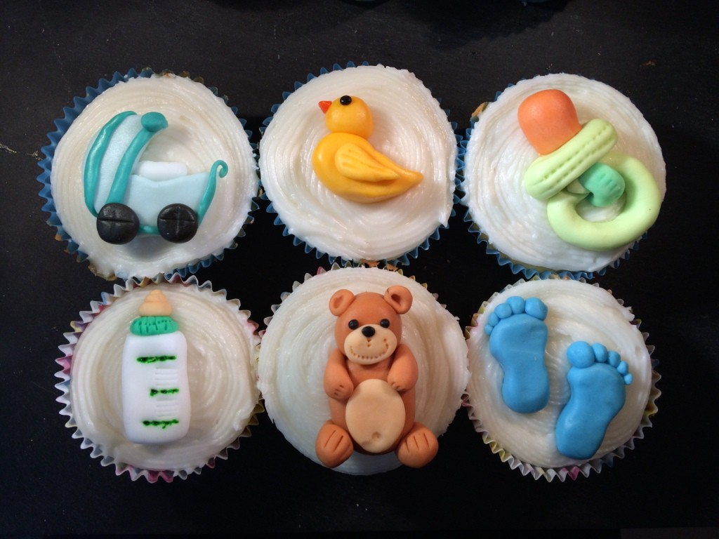 Homemade Baby Shower Cupcake Ideas