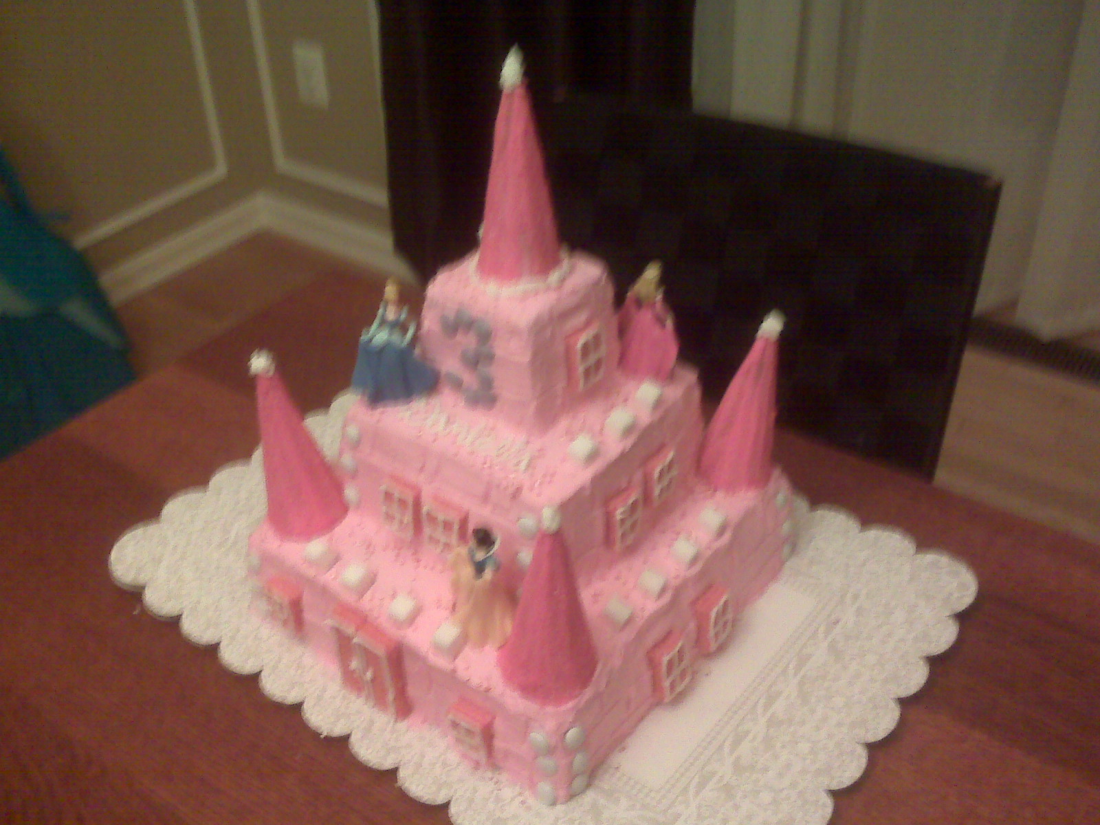 10 Homemade Princess Birthday Cakes Photo Homemade Princess Castle