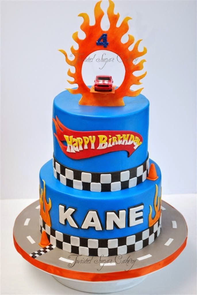 Hot Wheels Birthday Cake