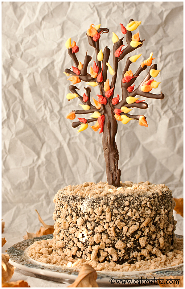 How to Make Chocolate Tree Cake Toppers