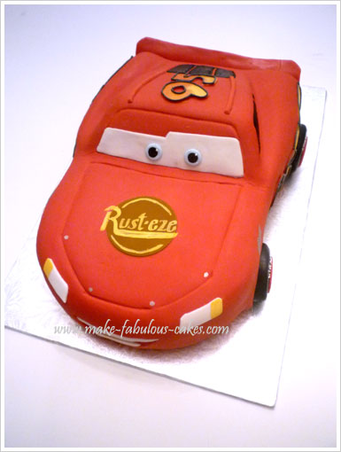 How to Make McQueen Car Cake How to Make McQueen Car Cake