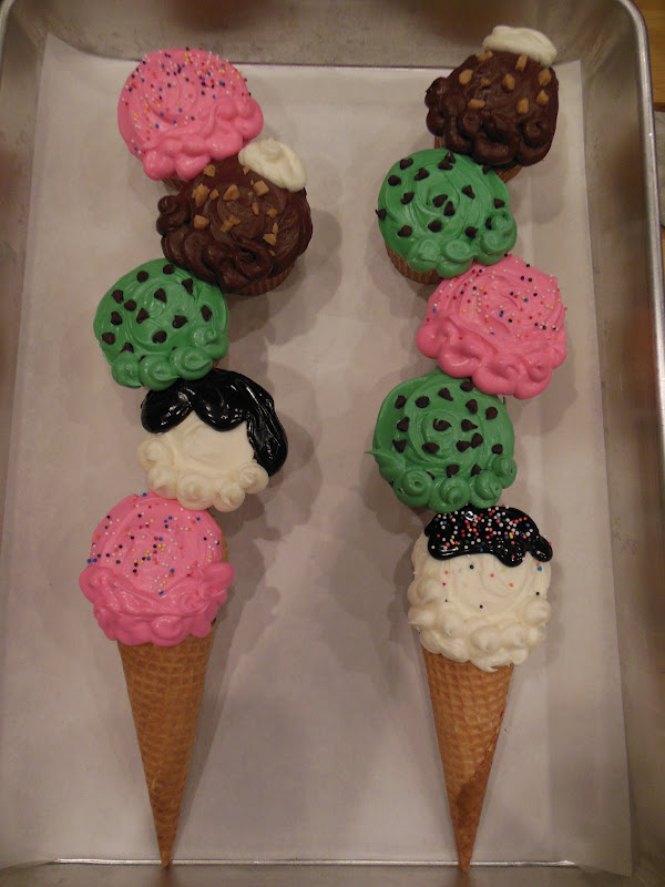 Ice Cream Cone Cupcakes