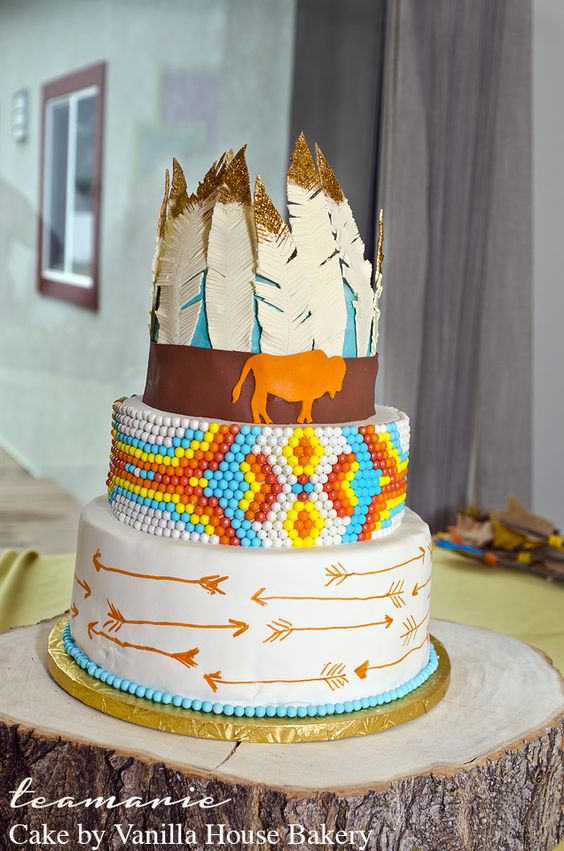 Indian Themed Baby Shower Cake