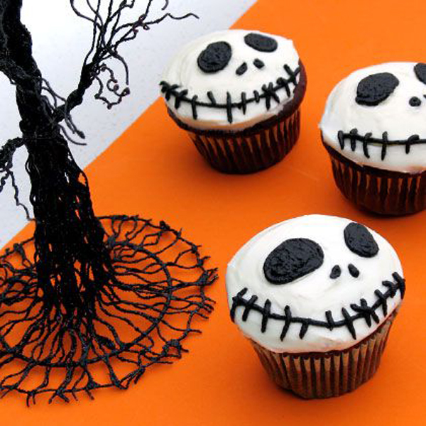 Jack Skellington Halloween Cupcakes