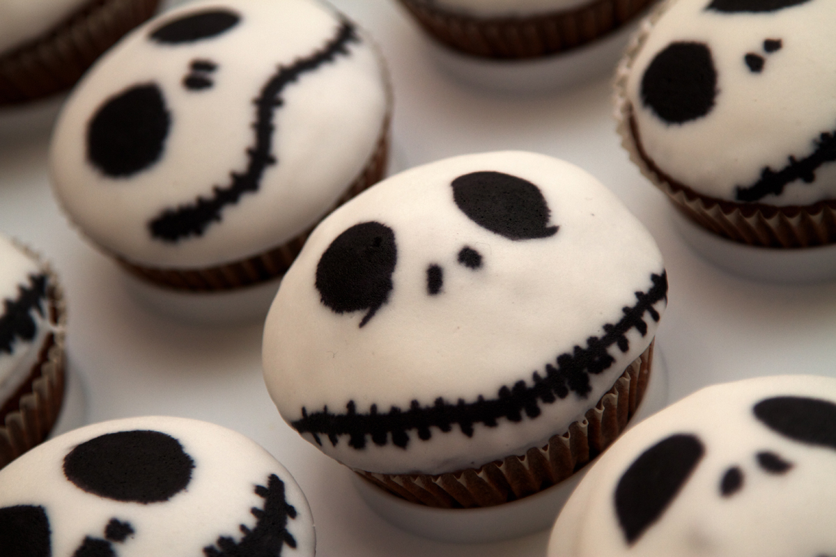 Jack Skellington Halloween Cupcakes